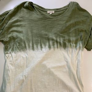 Boutique Green/White Fade Out Shirt